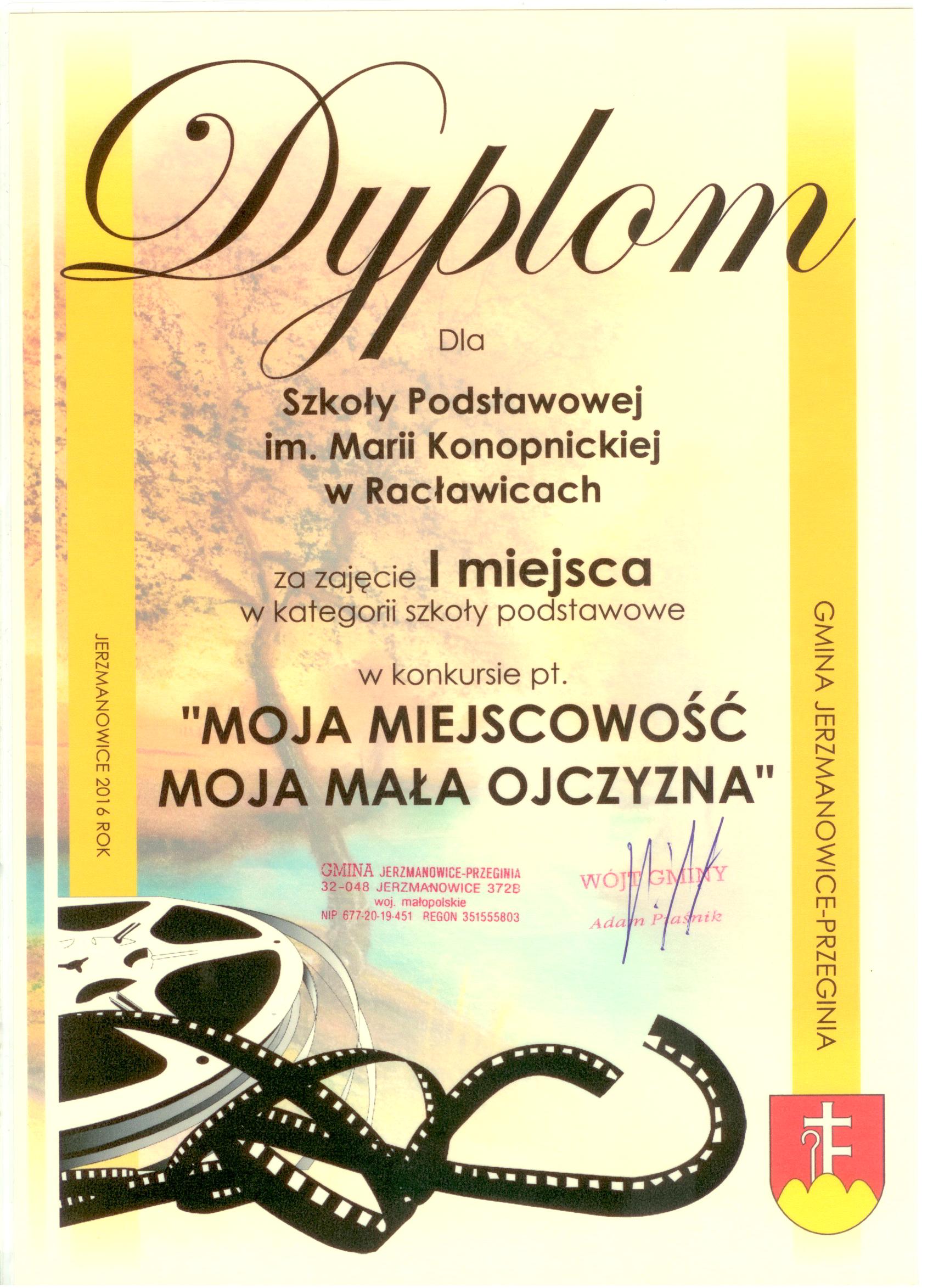 MOJA MIEJSCOWOŚĆ MOJA MAŁA OJCZYZNA - Obrazek 1